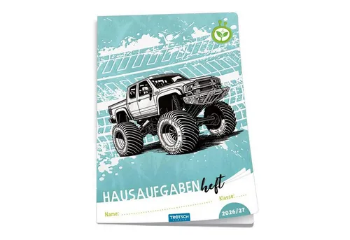 Trötsch Verlag Schülerkalender TRÖTSCH - Jahresbezogenes Hausaufgabenheft Grundschule Truck 26/27