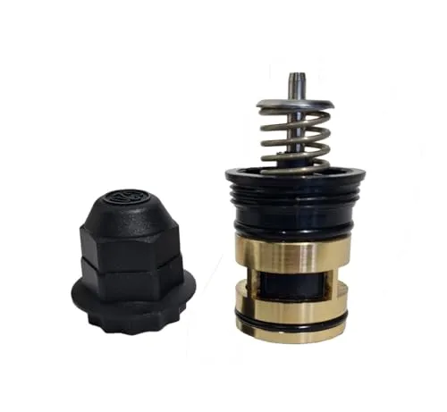 Ventileinsatz aus Messing 2-Wege - Hochwertiger Ersatz für Honeywell VCZZ1000, langlebig mit integrierter Montagehilfe und Staubschutzkappe