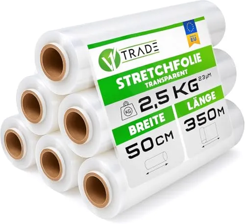 Produktbild V1 Trade Stretchfolie Transparent Strechfolienrolle