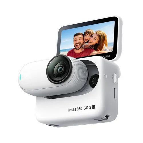 Insta360 Go 3S (64GB) weiß - Kompakte Action-Cam, temporär mit Preis-Senkung für aufregende Abenteuer