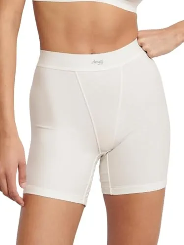 sloggi Damen Ever Ease Cyclist, Silk White, XL