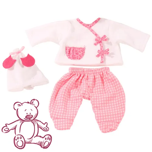 Götz Set mit Puppenkleidung für Babypuppen von 30-33 cm Größe 3-teilig 3402588