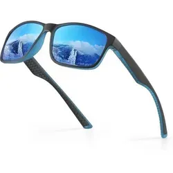 Occhsouo Polarisierte Sonnenbrille UV400 Schutz für Sport und Freizeit - Moderne, ultraleichte Sonnenbrille mit UV400 Schutz. Ideal für Sport und Freizeit, bietet kristallklare Sicht und hohen Tragekomfort unter 20 g. Perfekt für jeden Anlass!