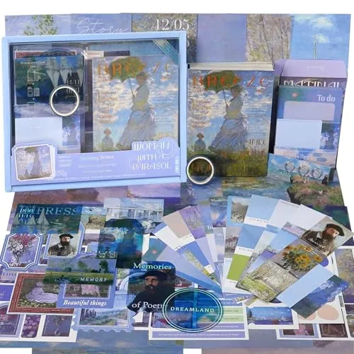 Funto Scrapbooking-Kit (116 Stück), Ölgemälde-Serie