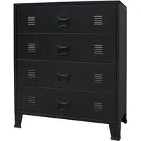 Produktbild vidaXL Schubladenschrank Metall im Industrie-Stil 78 x 40 x 93 cm