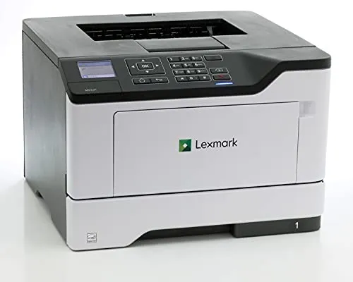 Lexmark MS521DN - Monochrom Laser Arbeitsgruppendrucker - Effizienter Drucker für Arbeitsgruppen, bietet hohe Druckgeschwindigkeit und zuverlässige Leistung.