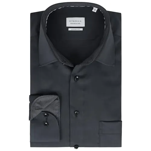Eterna Langarmhemd Comfort Fit, Anthrazit von ETERNA