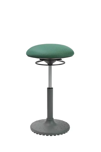 Bürohocker Drehhocker Stehhilfe living chairs Stehhocker grau/mintgrün NEUWARE
