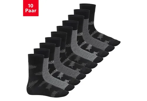 Footstar Businesssocken Herren Motiv Socken (10 Paar) mit diversen Mustern