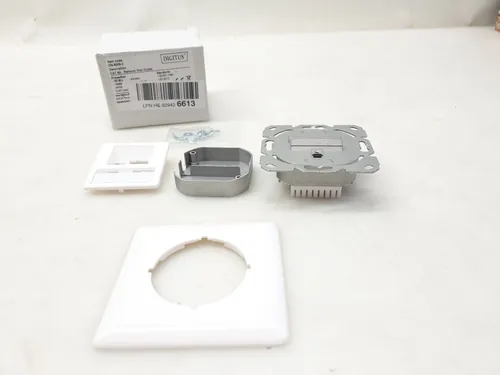 DIGITUS Anschlussdose Kat.6a (tief) 2 X Rj45 geschirmt