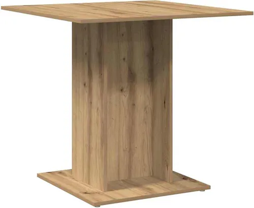 vidaXL Esstisch Artisan-Eiche 80x80 cm - Minimalistische Eleganz - Esstisch aus Holzwerkstoff in Artisan-Eiche, robust und pflegeleicht. Ideal für stilvolle Essbereiche, bietet Platz für Snacks und Deko.