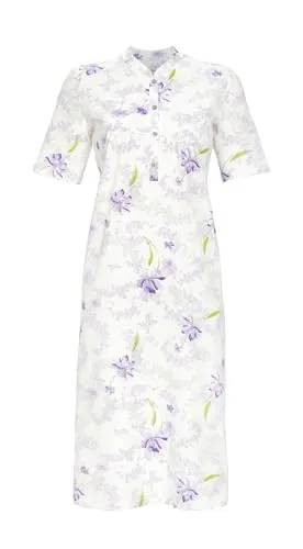 Ringella Nachthemd mit Blumenmuster Farbe Flieder, Größe 46