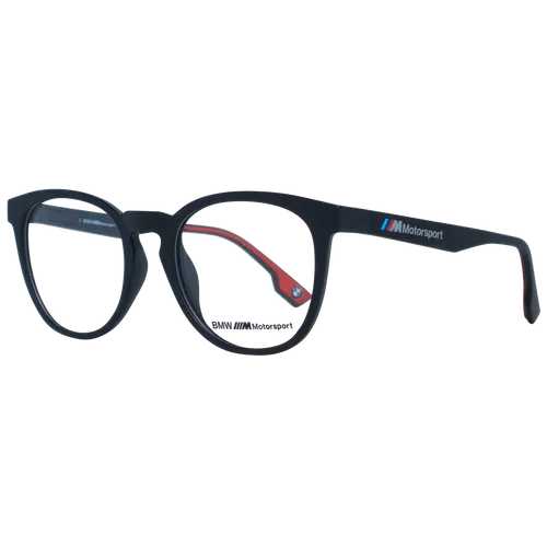 BMW Motorsport Brille BS5004-H 002 53 für Herren - Schwarz - Moderne Herrenbrille in Schwarz mit vollem Rand, ideal für stilvolle Looks. Inklusive Original-Etui für sicheren Transport und Schutz.