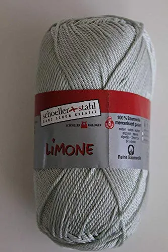 Limone Schoeller + Stahl 100 % Baumwolle 50 g Farbe 025-silber