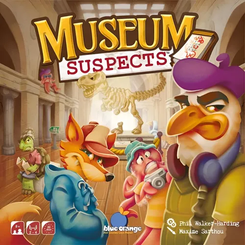 BLOD1006 - Museum Suspects, Brettspiel, für 2-4 Spieler, ab 8 Jahren (DE-Ausgabe)