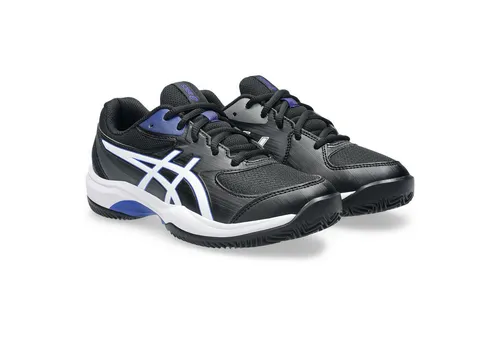 Asics Tennisschuhe Gel Game GS für Kinder - Laufschuhe für Kinder ab der 5. Klasse, ideal für den Einsatz auf Clay- und Sandplätzen mit GEL-Technologie für optimale Dämpfung und TRUSSTIC Technologie für verbesserte Stabilität.