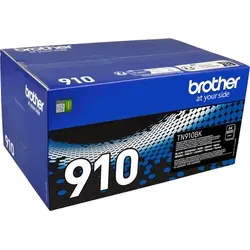 Brother Toner TN-910BK Schwarz - Hochleistungsdruck - Druckerpatronen mit originalem Toner, Kapazität: ca. 9.000 A4-Seiten, ideal für hohe Druckaufkommen in Büros und kompatibel mit mehreren Brother Druckern.
