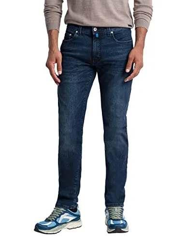Pierre Cardin Herren Jeans 5-Pocket Lyon Tapered - Moderne Herrenjeans mit innovativen Stretch-Technologien für höchsten Komfort und Bewegungsfreiheit. Umweltfreundlich produziert mit reduziertem Wasser- und Energieverbrauch.