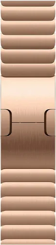Apple Smartwatch Gliederarmband in Gold - Smartwatch Zubehör, elegantes Edelstahl-Gliederarmband, passend für Apple Watch Modelle 42 mm, verleiht Ihrer Uhr einen luxuriösen Look.