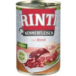 Rinti Hunde-Nassfutter Kennerfleisch Senior Rind 400 g von RINTI