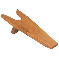 Bürstenhaus Redecker Stiefelknecht aus geöltem Eichenholz - Zubehör für Schuhe, langlebig und stilvoll aus hochwertigem Eichenholz gefertigt, ideal für die Pflege Ihrer Stiefel.