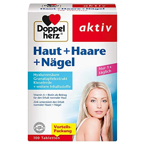 DOPPELHERZ Haut+Haare+Nägel Tabletten 100 St