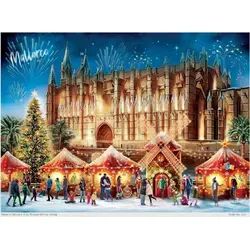 Adventskalender No. 333 Mallorca DIN A3 - Braun