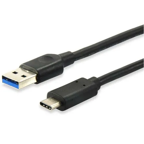 USB-C-Kabel auf USB Equip 128345 Schwarz