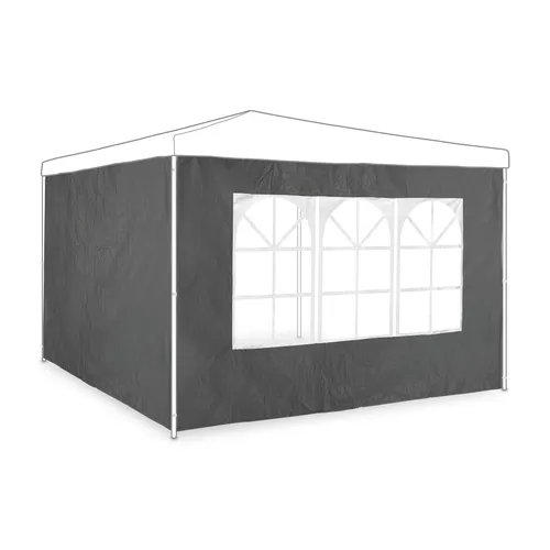 Pavillon Seitenwand reißfest und wasserdicht - Pavillon- & Pergolateile, 300 cm breit, idealer Schutz bei jedem Wetter und für ungestörte Feiern im Freien.
