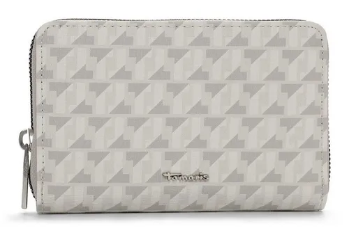 Tamaris Geldbörse Zip Around Wallet - Elegante Geldbörse in Logo-Optik mit 10 Kartenfächern und praktischem Zipper. Ideal für Ordnung und schnellen Zugriff auf Bargeld und Münzen.