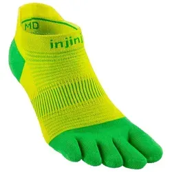 Injinji Unisex Run Lightweight No-Show grün in grün von Injinji
