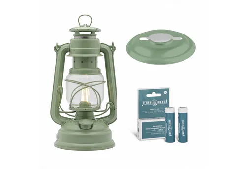 Feuerhand LED Laterne Baby Special 276 Sage Green Set von Feuerhand