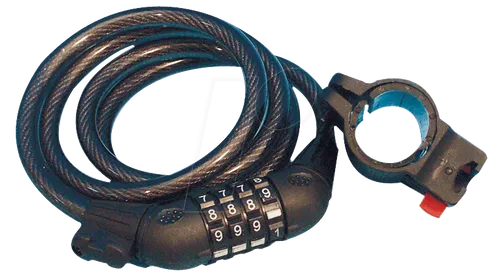 BIKE 43007 - Fahrrad Spiralkabel-Zahlenschloss