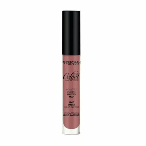 Deborah Milano Fluid Velvet Lipstick 14 - Lippenstifte - Intensiver, hochpigmentierter Lippenstift mit samtweicher Textur für langanhaltenden Tragekomfort und Pflege.