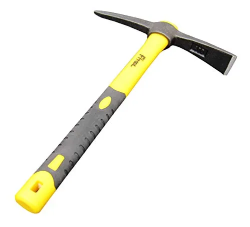 Geschmiedetes Unkraut Mattock Hacke 38,1 cm, einteilig, intakt gesenkgeschmiedet, kunststoffbeschichteter Fiberglasgriff, 635g