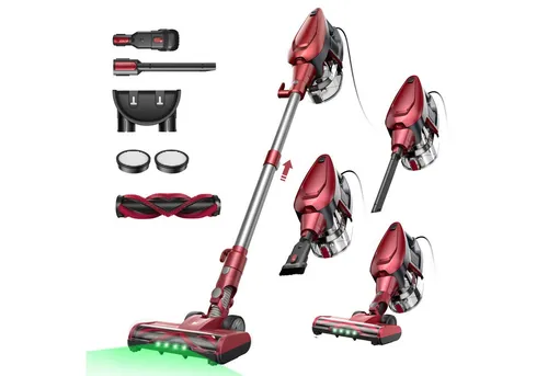 VACTIDY C9 Kabelloser Akku Staubsauger mit LED-Bürste von Vactidy