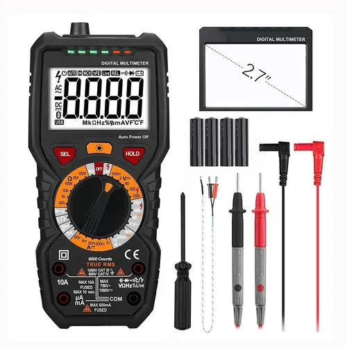 Digital Multimeter 6000 Counts – Präzises Strommessgerät mit True RMS