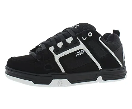 DVS SHOES Herren Comanche Sneaker, Noir (Black White Nubuck), 47 EU