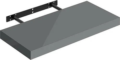 Woltu Wandregal, 1-tlg., hochglänzend Wandboard Schweberegal CD DVD Regal