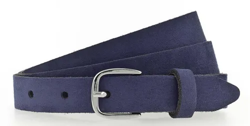 Tamaris Ledergürtel aus weichem Veloursleder in Blau, 95 cm von Tamaris