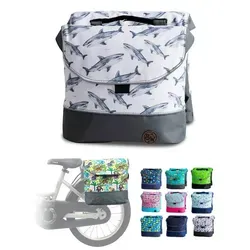 BambiniWelt Gepäckträgertasche für Kinderfahrräder (12-18 Zoll)