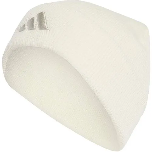 ADIDAS Herren Mütze New Logo Beanie Cuff (extra groß) - Bekleidungsaccessoires: Weiche, gestrickte Polyacryl-Mütze für optimalen Wärme- und Tragekomfort im Winter. Das 3-Streifen Logo sorgt für einen sportlichen Look.