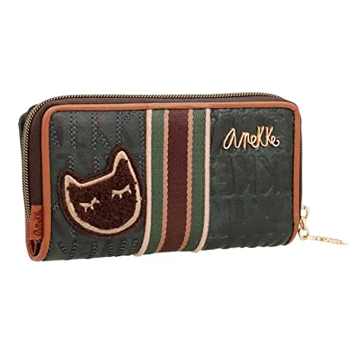 Anekke Canada Geldbörse 15 cm - Damen-Geldbörsen, stilvolle und umweltfreundliche Geldbörse aus 100 % PU mit buntem Design, perfekt für den täglichen Gebrauch.