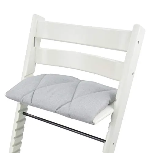 BAMBINIWELT Kissen für Erwachsene - Hochstuhl Tripp Trapp Zubehör - Hochstuhl Zubehör für Stokke Tripp Trapp, wasserabweisend und waschbar, verwandelt die Fußplatte in eine komfortable Sitzfläche für Erwachsene.
