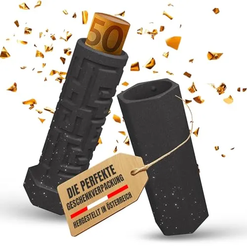 Produktbild Wunscherfüller Geldgeschenk Schwarz Mit Glitzer