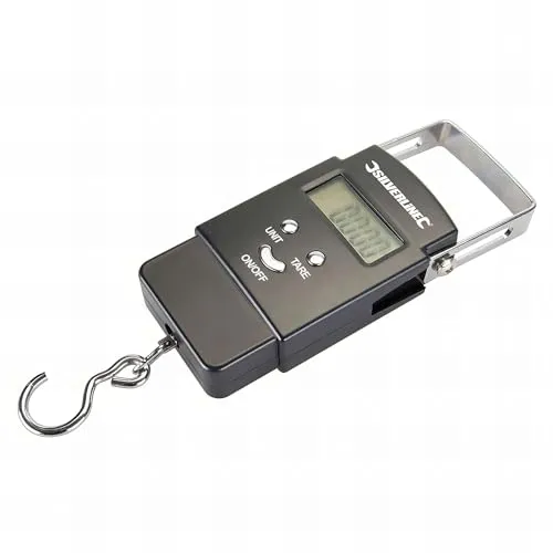 Silverline 243857 Digitale Taschenwaage 50 kg