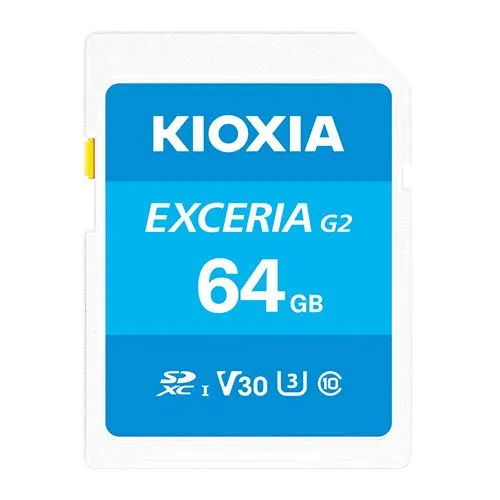 64GB KIOXIA Exceria G2 SD Card