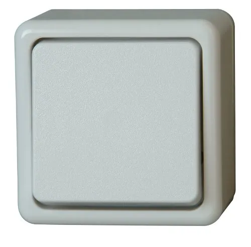 Kopp 514302007 Taster Aufputzprogramm Standard, 10 A, 250 V