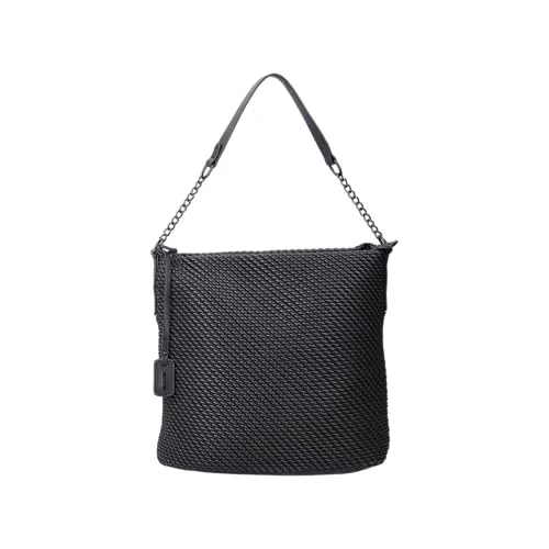 Rieker Damen Handtasche H1331-00 schwarz in schwarz von Rieker