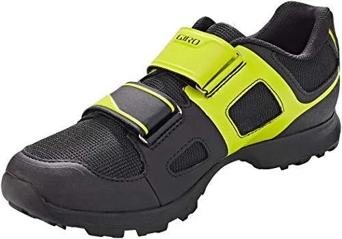 Giro Berm Trekking Fahrrad Schuhe grau/schwarz/gelb 2021: Größe: 40